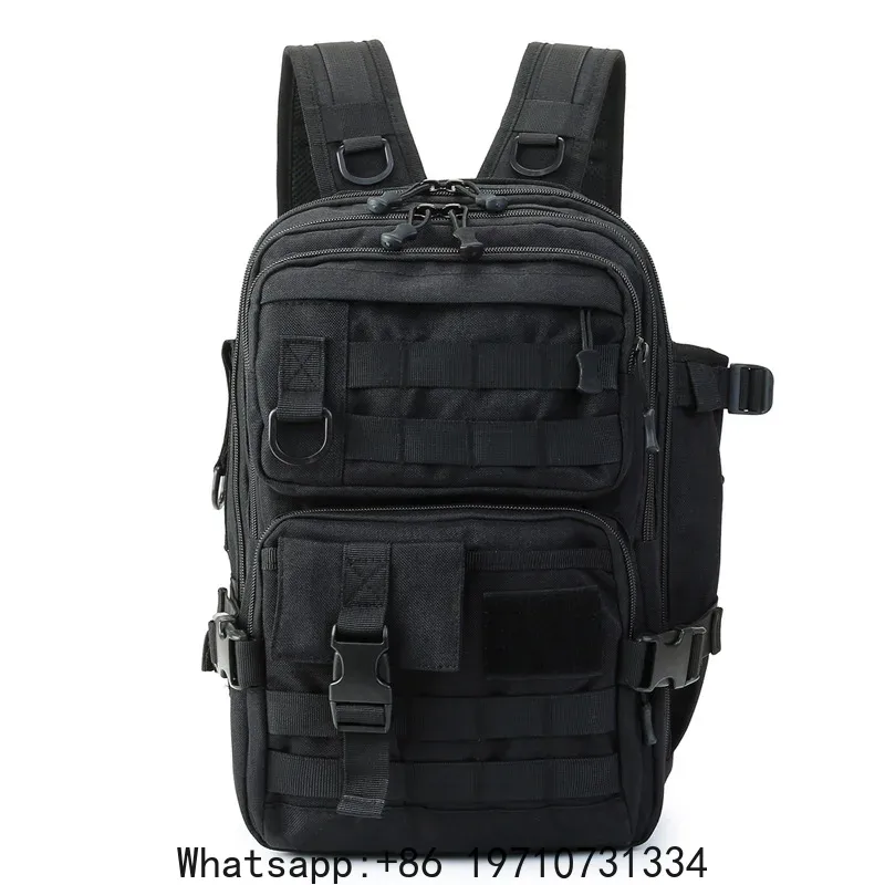 Fishing Bag Waterproof - 1000D Wasserdichter Rucksack Angelausrüstungstasche Doppelter Schultergurt