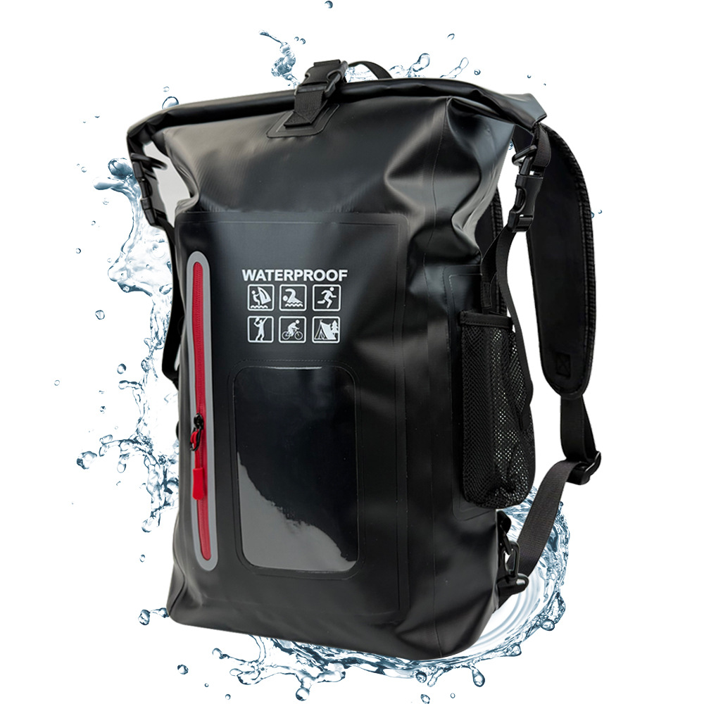 Fishing Bag Waterproof - 25L Wasserdichter Trockensack-Rucksack für Outdoor-Sportarten, Wandern,