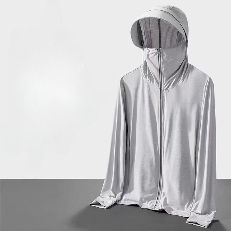 Fishing Hoodie - Herren Sommer-Sonnenschutzjacke UV-Schutz Anglerjacke Outdoor-Bekleidung Sportliche