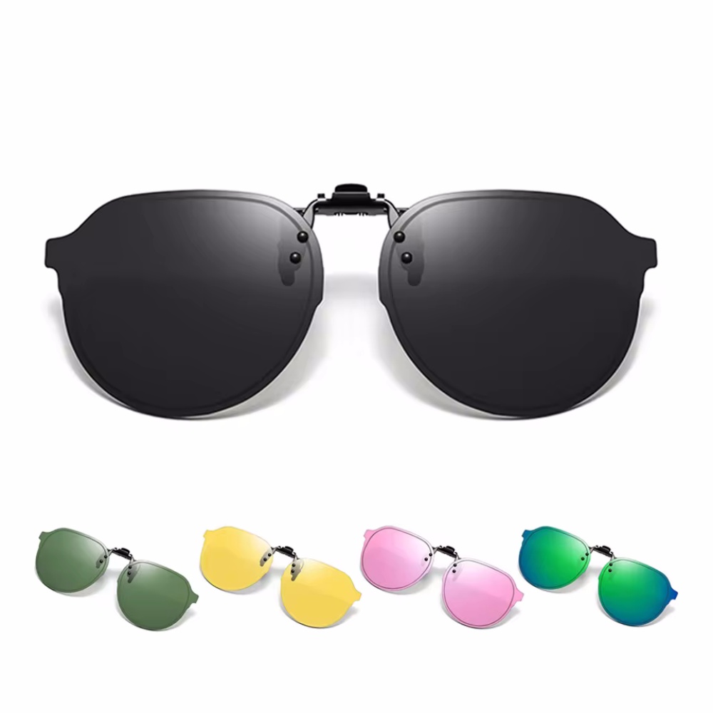 Fishing Sunglasses Polarized - Polarisierte Sonnenschutzgläser, hochklappbar, zum Aufstecken, zum