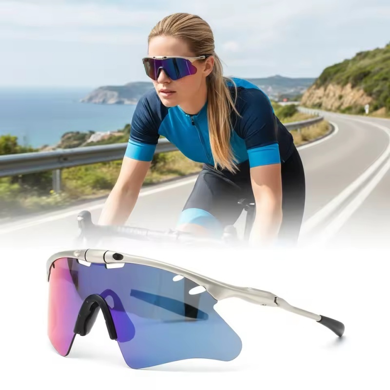 Fishing Sunglasses Polarized - Polarisierte Sonnenbrille Sport-Metallbrille Wanderbrille Schutzbrille für