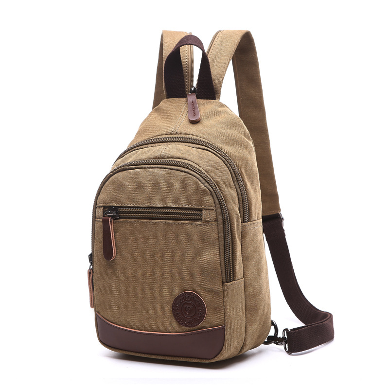 Fishing Backpack - Taktische Schultertasche Wanderrucksack Herren Canvas Outdoor