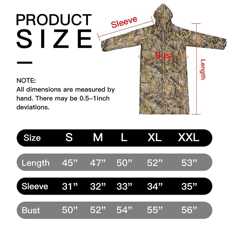 Camouflage-Regenmantel für Erw – Fishing Rain Suit Bewertung und Preis