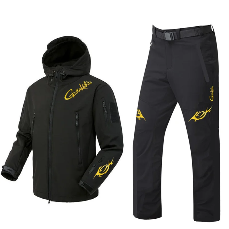 Neue Herbst und Winter Fleece  – Fishing Rain Suit Bewertung und Preis