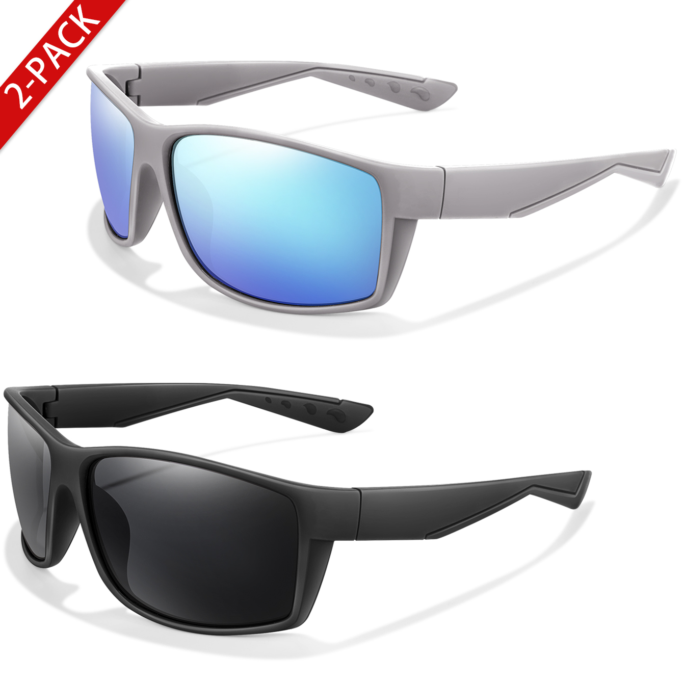 2er-Pack polarisierte Sonnenbr – Fishing Sunglasses Polarized Bewertung und Preis