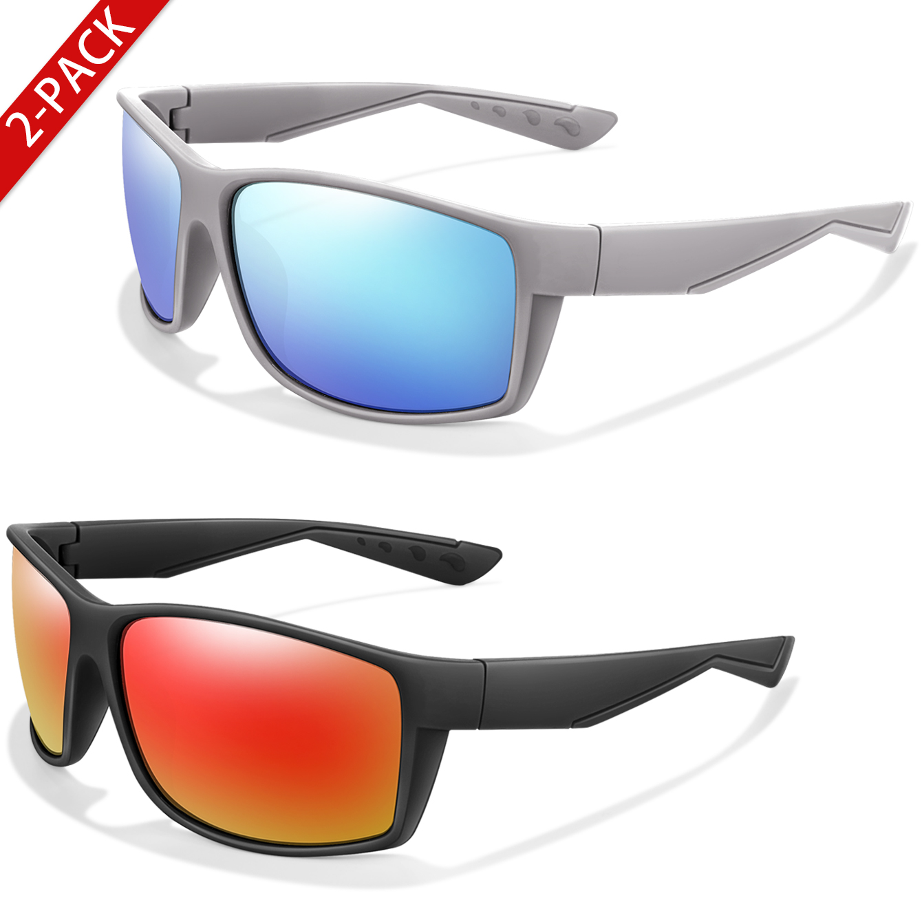 2er-Pack polarisierte Sonnenbr – Fishing Sunglasses Polarized Bewertung und Preis